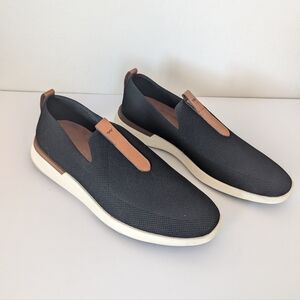 Wolf & Shepherd Swift Knit Casual Loafers Size 13, Black & Tan, Good Condition